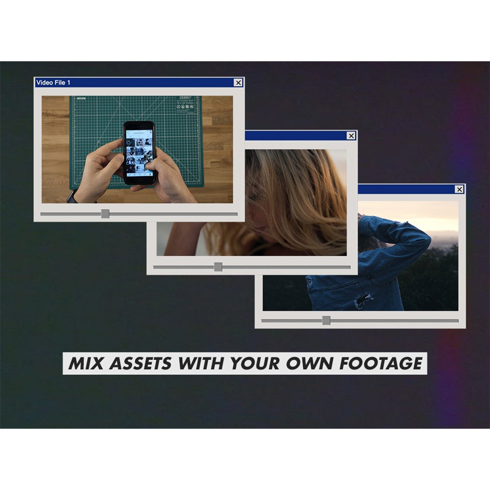 90'S Computer Editing Pack (Errors, Icons, Templates) – Video Milkshake